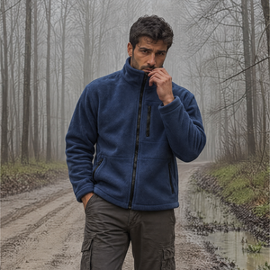 Ανδρική Ζακέτα Fleece Χωρίς Κουκούλα
