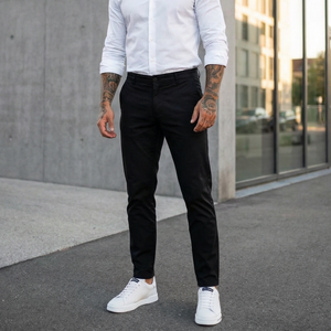 Ανδρικό Καλοκαιρινό Chino Παντελόνι σε Regular Εφαρμογή