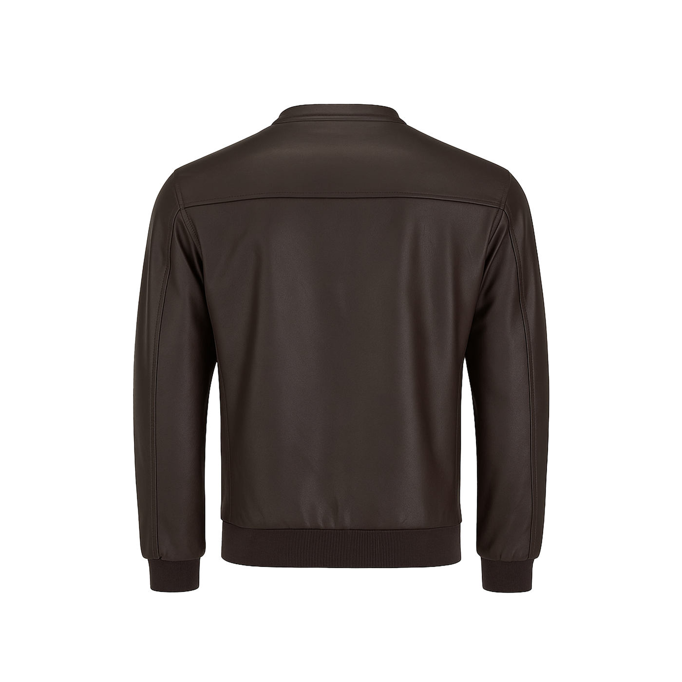 Ανδρικό Μπουφάν από Δερματίνη με Κουκούλα