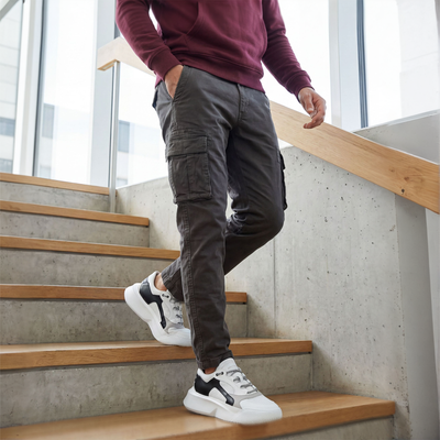 Ανδρικό Παντελόνι Cargo Ελαστικό με Regular Εφαρμογή