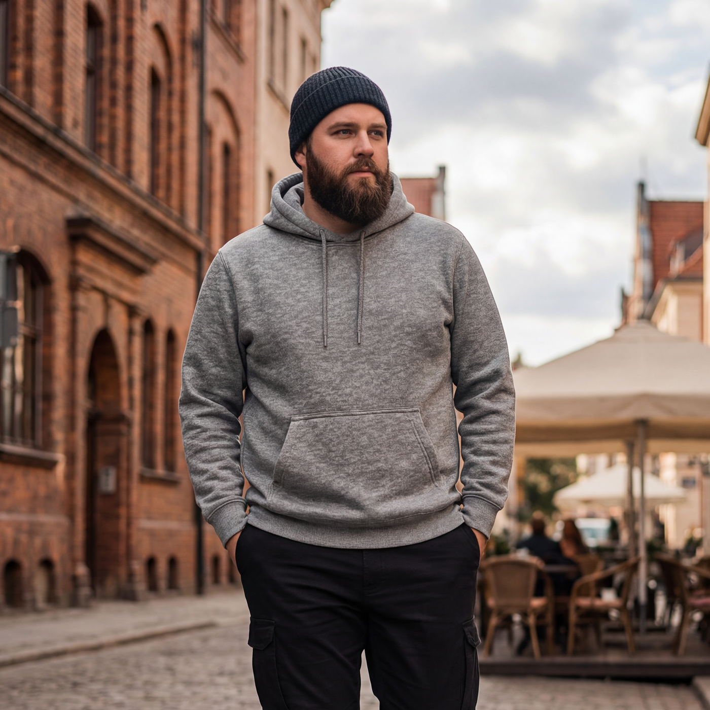 Ανδρικό Φούτερ με Κουκούλα