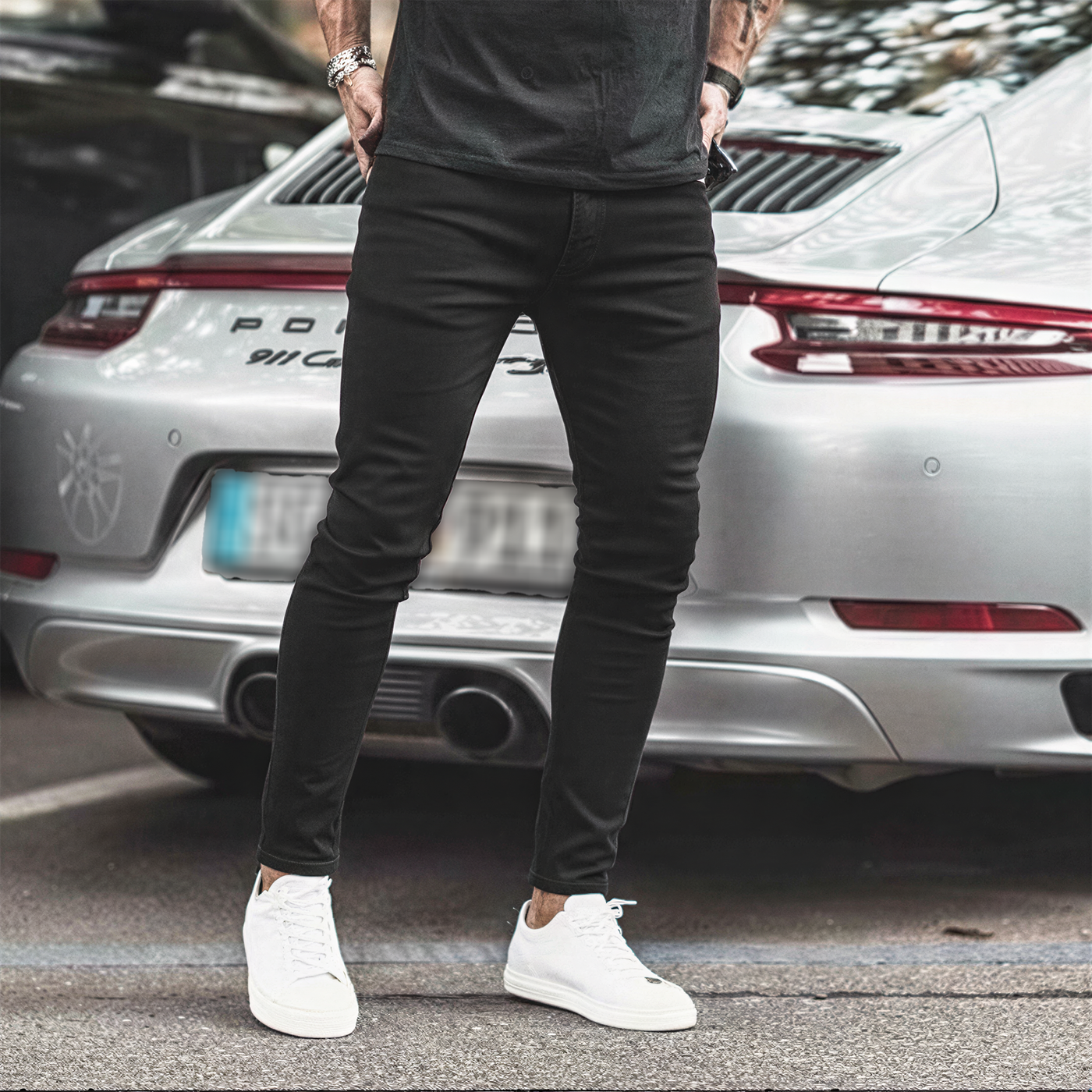 Ανδρικό Παντελόνι Τζιν Ελαστικό σε Slim Εφαρμογή