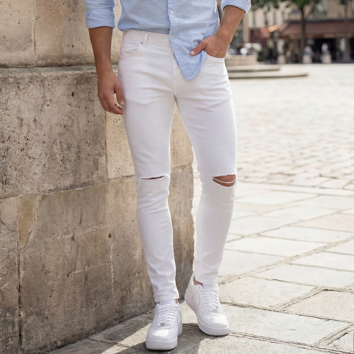 Ανδρικό Παντελόνι Jeans (3398)