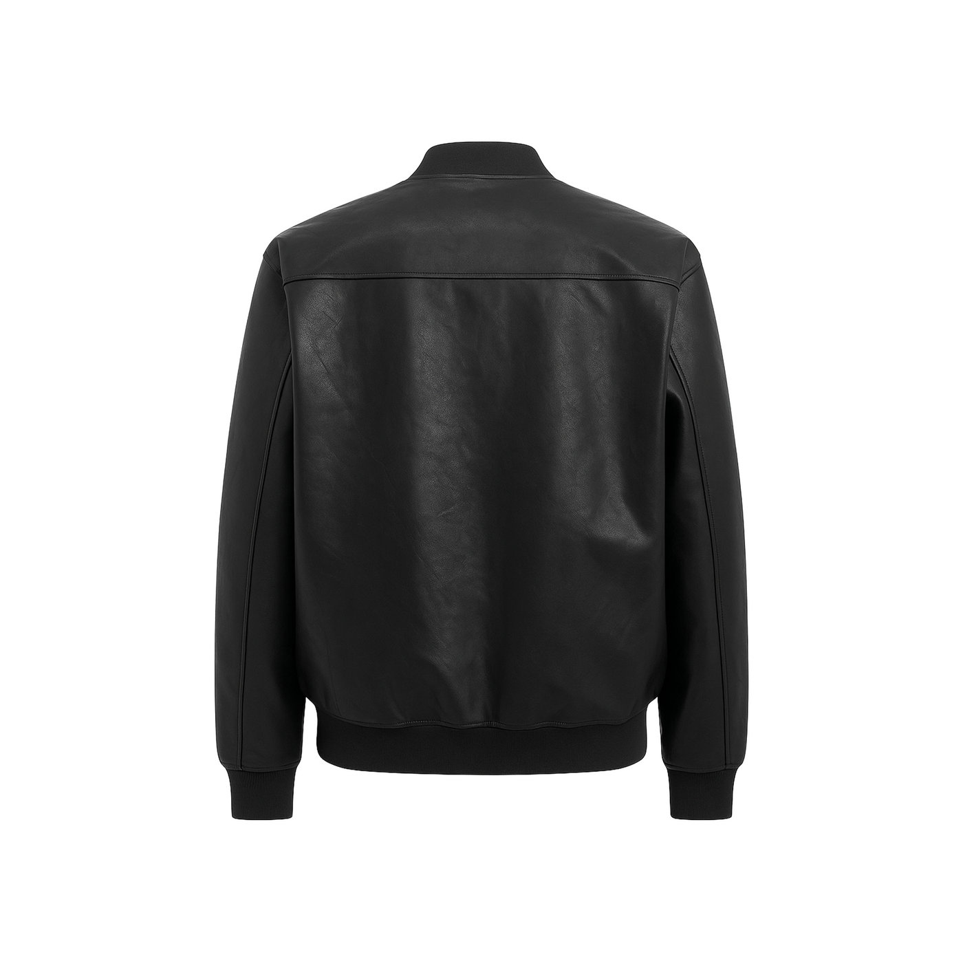 Big Size Ανδρικό Μπουφάν από Δερματίνη