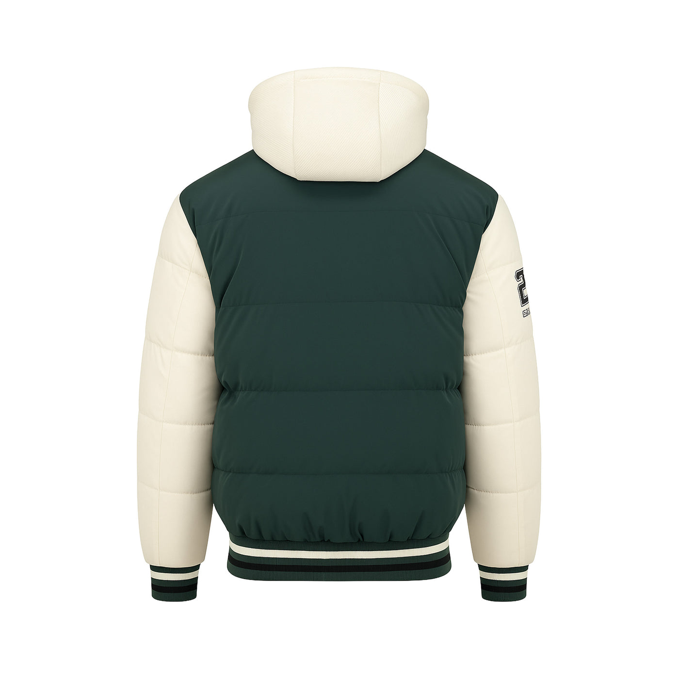 Ανδρικό Μπουφάν Κολλεγιακό με Κουκούλα