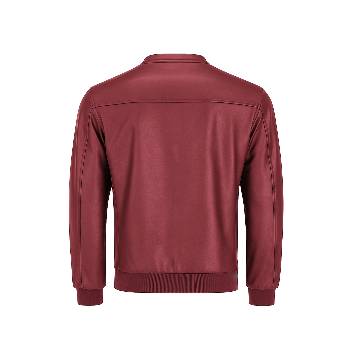 Ανδρικό Μπουφάν από Δερματίνη με Κουκούλα