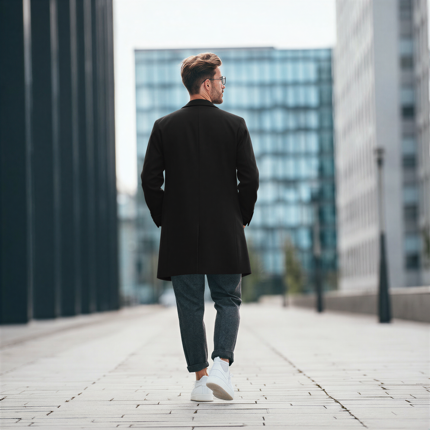 Ανδρικό Μακρύ Παλτό