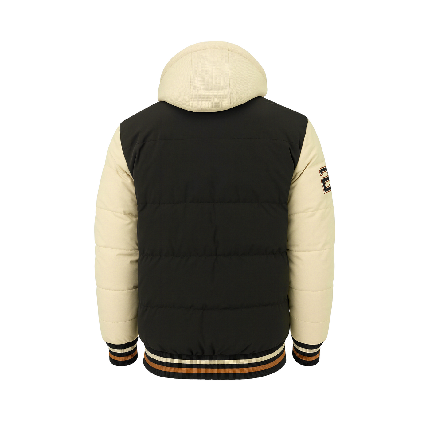 Ανδρικό Μπουφάν Κολλεγιακό με Κουκούλα