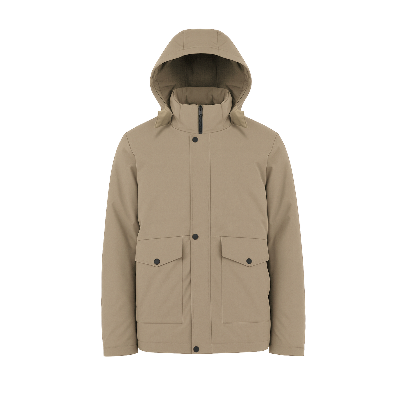 Ανδρικό Μπουφάν Αδιάβροχο με Κουκούλα