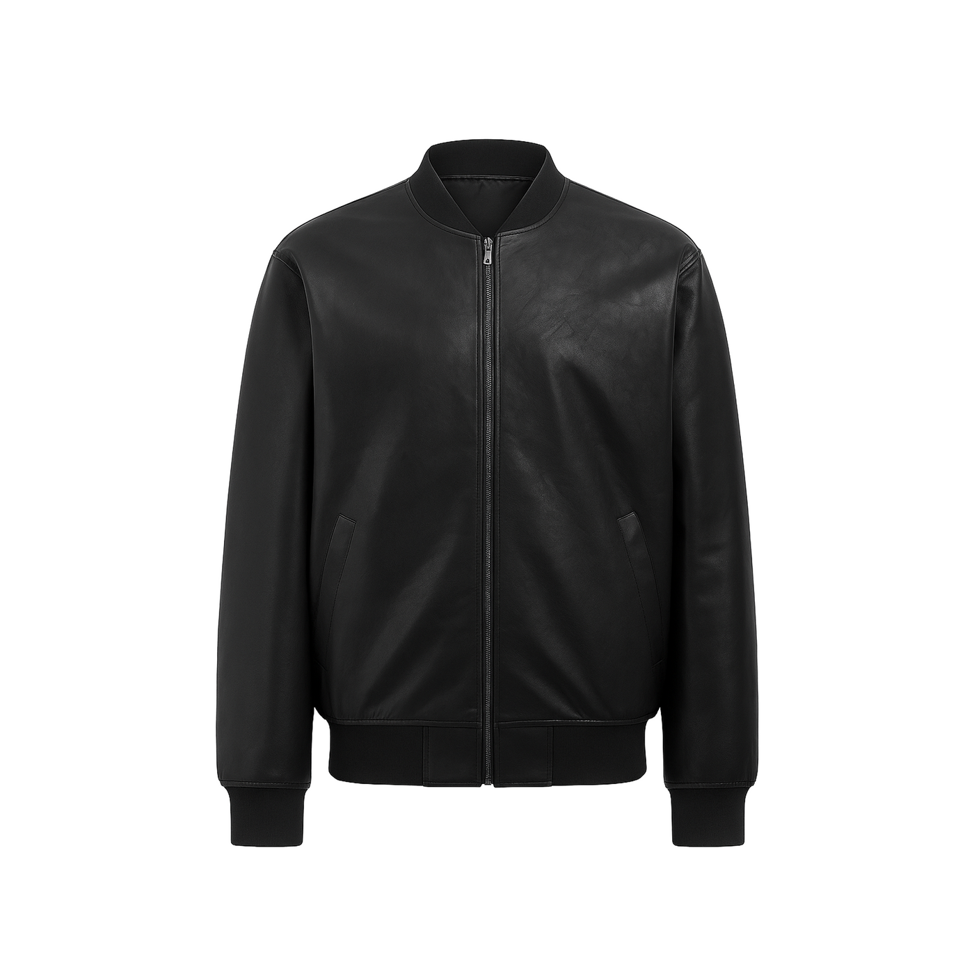 Big Size Ανδρικό Μπουφάν από Δερματίνη