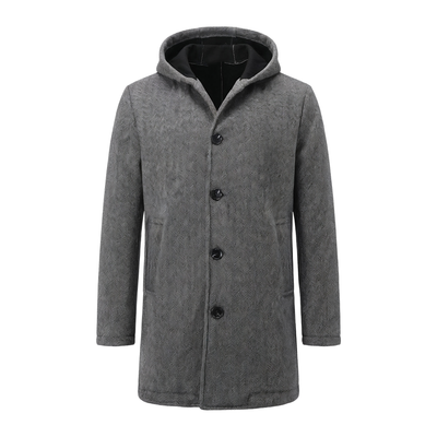 Ανδρικό Ημίπαλτο με Κουκούλα