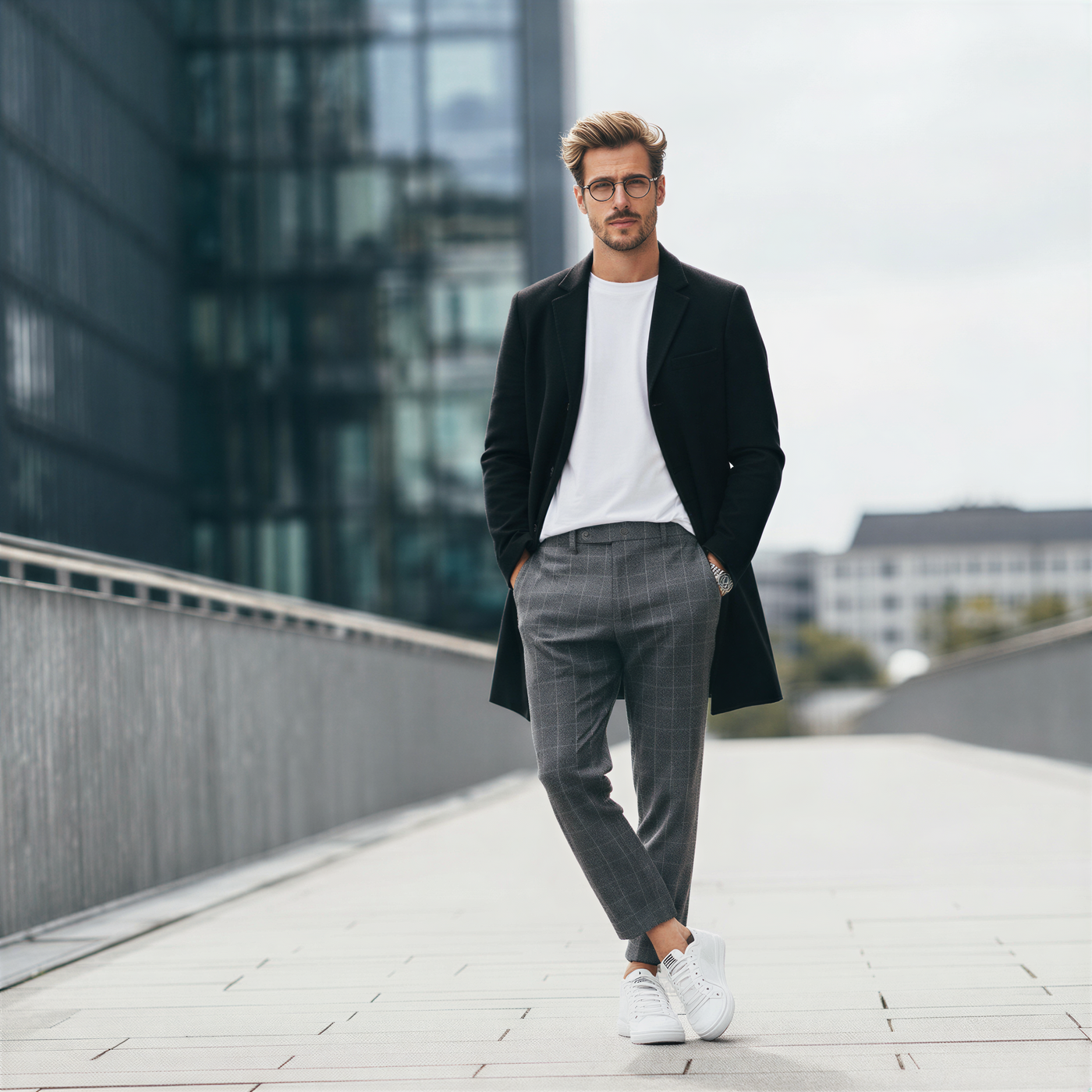 Ανδρικό Μακρύ Παλτό