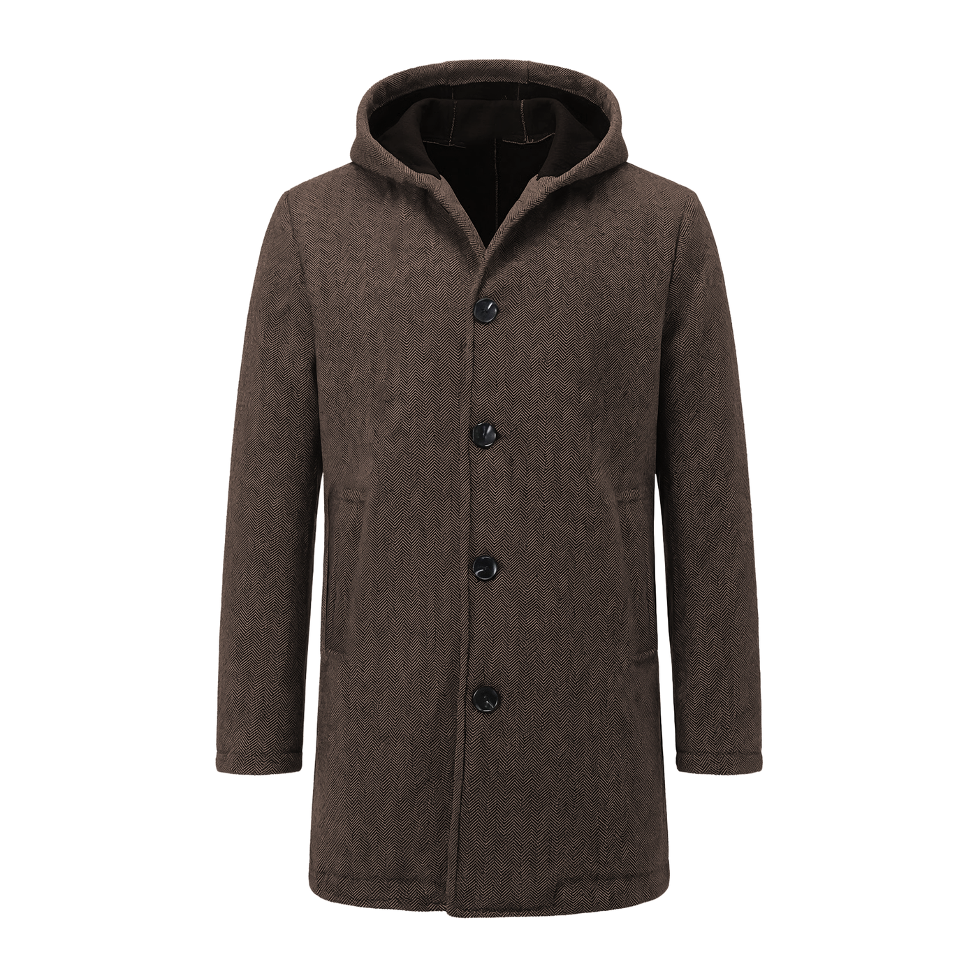 Ανδρικό Ημίπαλτο με Κουκούλα