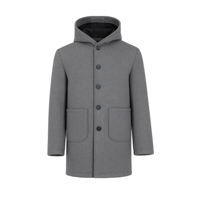 Ανδρικό Ημίπαλτο με Κουκούλα