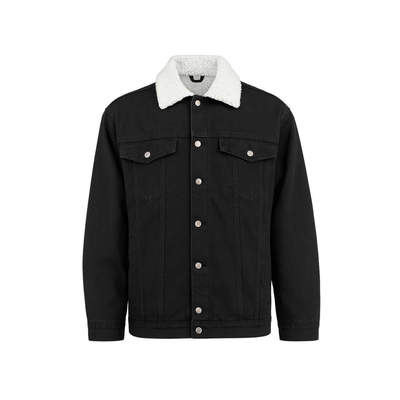 Ανδρικό Μπουφάν Jean με Επένδυση Γούνας
