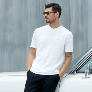 Polo Μπλούζα Κοντομάνικη Mao Γιακά