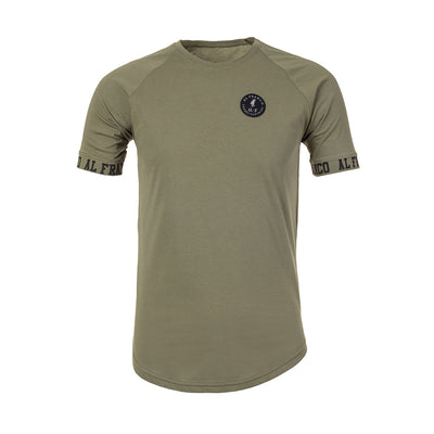Ανδρικό Μονόχρωμο T-Shirt Al Franco με Λάστιχο στο Μανίκι (480) - Panda Clothing