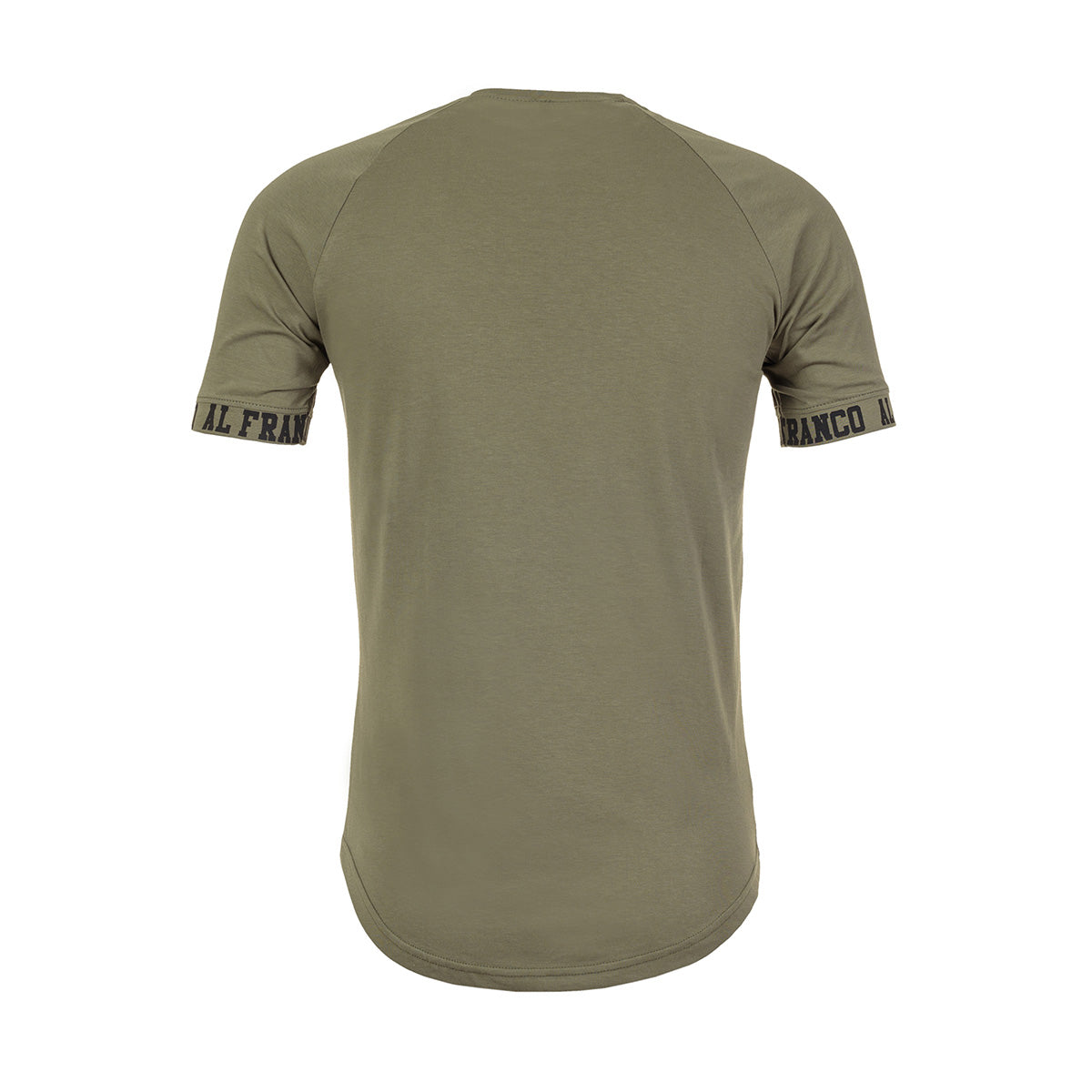 Ανδρικό Μονόχρωμο T-Shirt Al Franco με Λάστιχο στο Μανίκι (480) - Panda Clothing